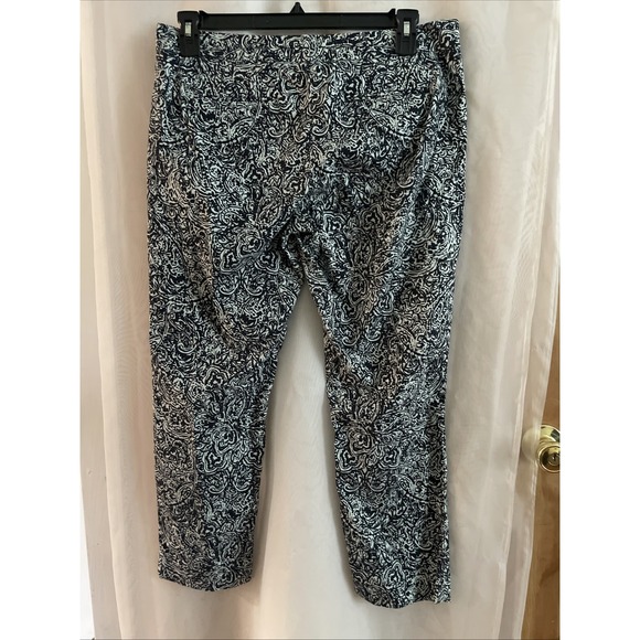 Banana Republic Womens Hampton Fit Pants Khaki Size 10  Capri Floral‎ Print - Picture 5 of 6